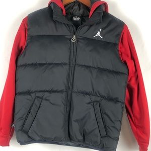 NWOT Boys Nike Jordan Jumpman Puffer Jacket M